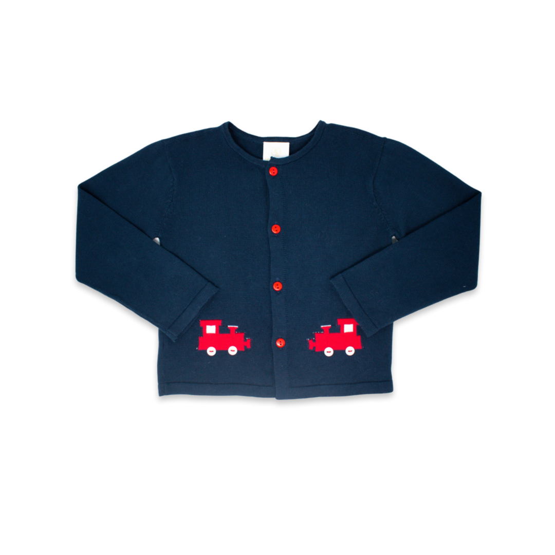 Burrow Button Down Sweater - Train