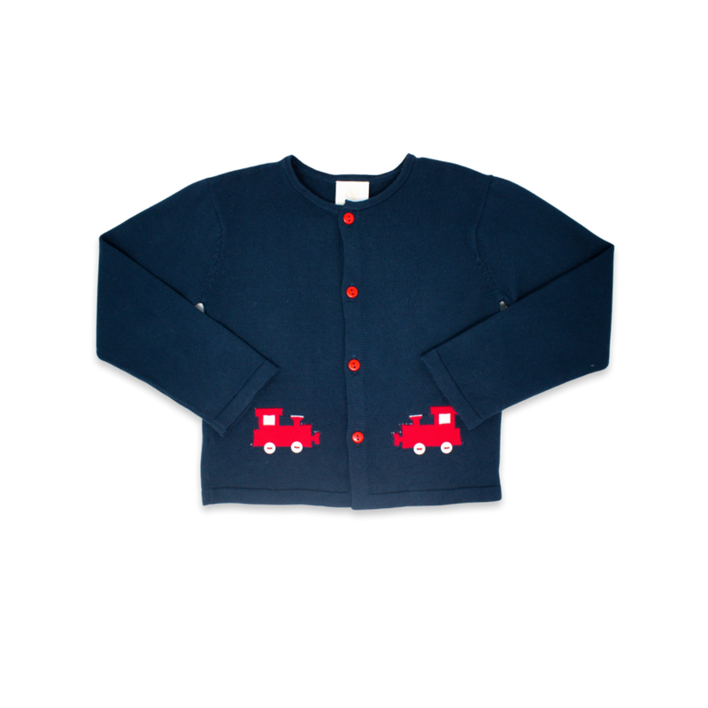 Burrow Button Down Sweater - Train