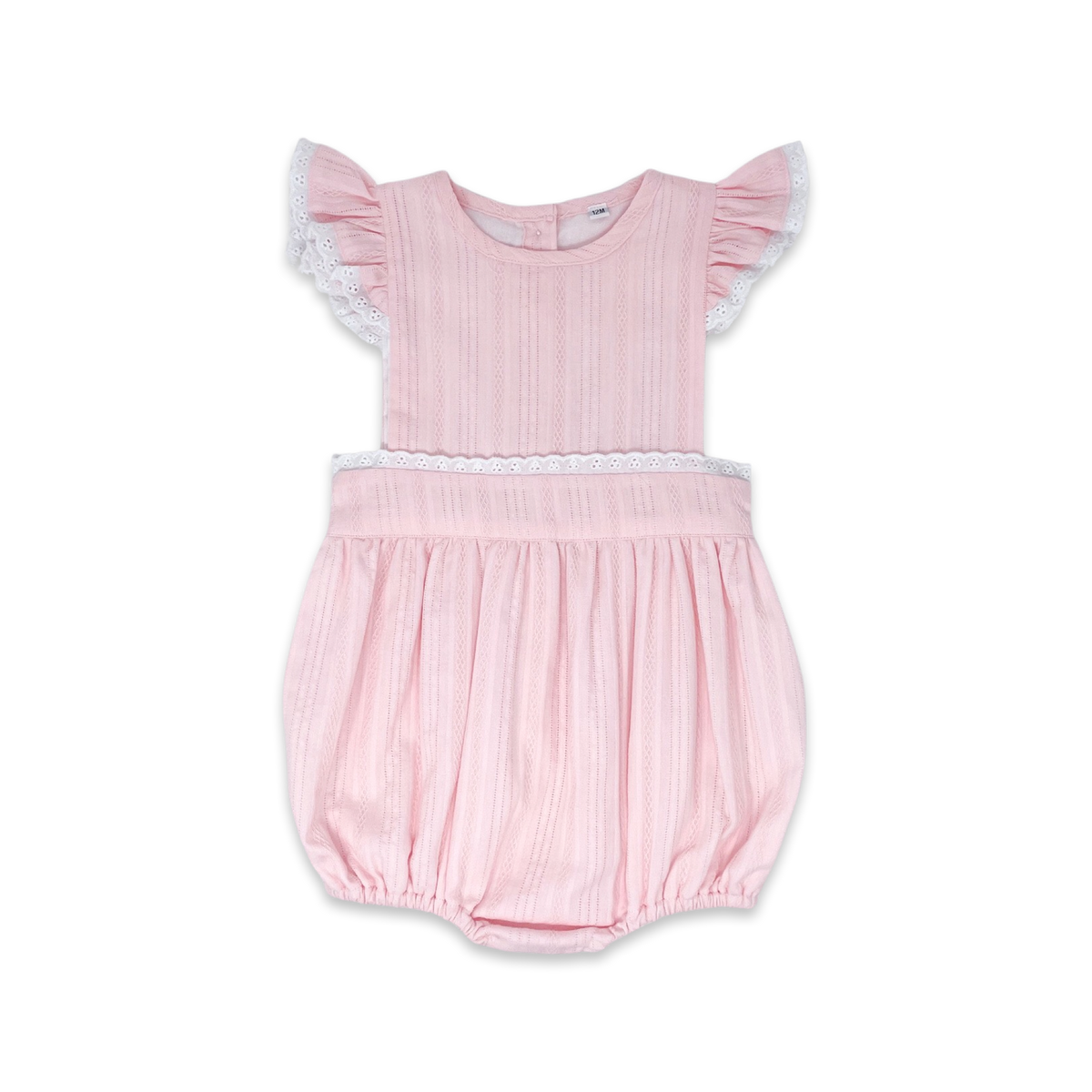 Pinafore Bubble - Pink Linen