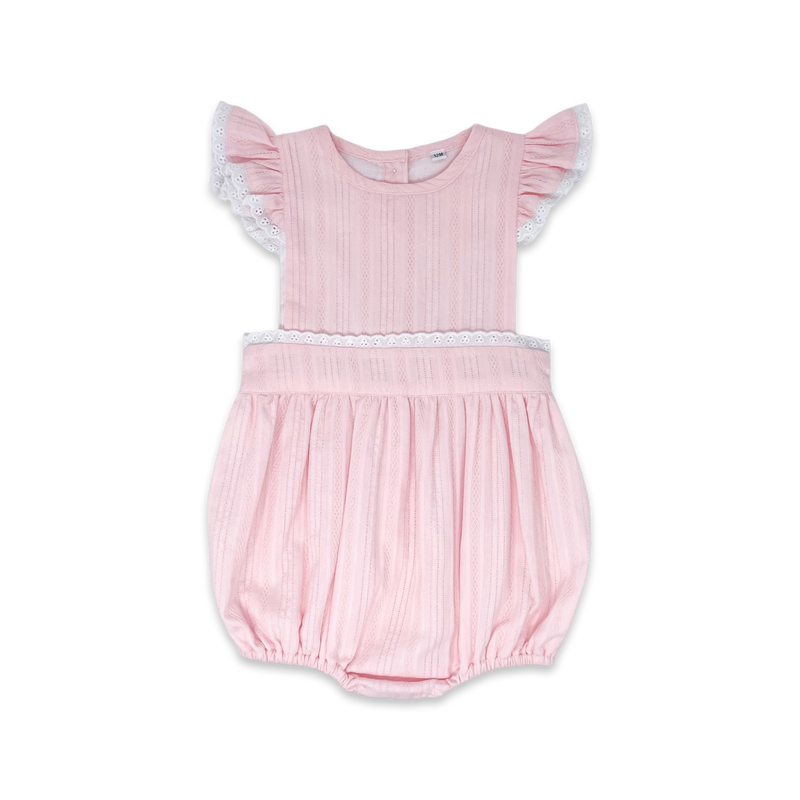 Pinafore Bubble - Pink Linen