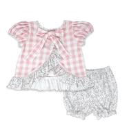 Miller Bloomer Set - Worthington Pink Buffalo Check, Bunny