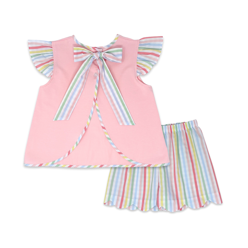 Angel Short Set - Playful Pink, Rainbow