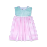 Charming Dress - Pink, Mint, Blue Check