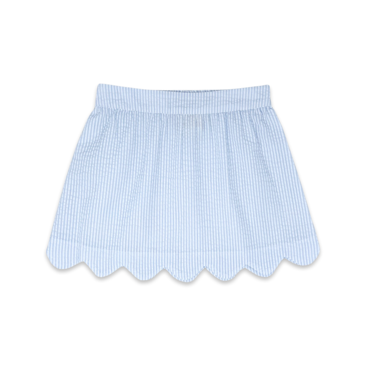 Susie Skirt - Summer Blue Seersucker