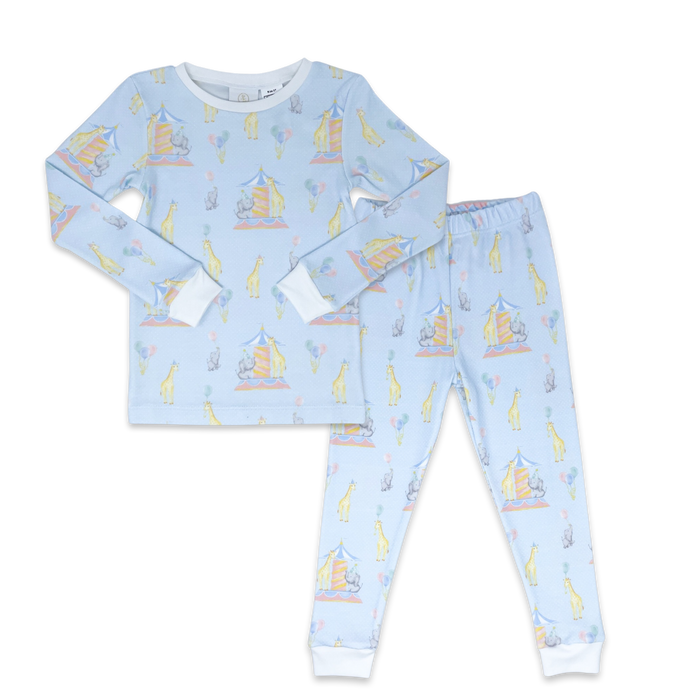 Sweet Pea PJ Set - Carousel Dreams, White