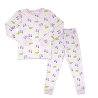 Sweet Pea PJ Set - Hole in One, Park Pink