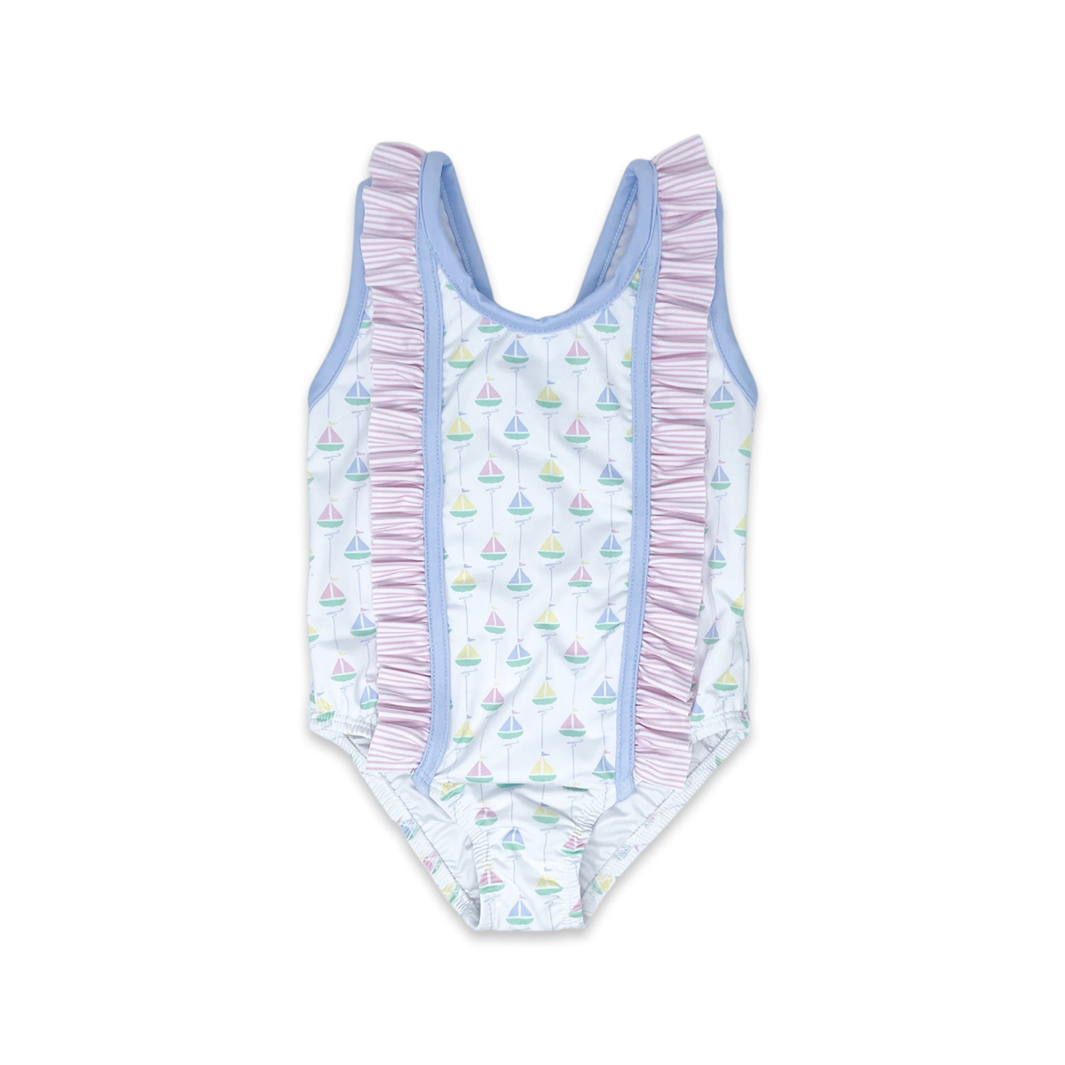 Molly Swimsuit - Seaside Sailboat