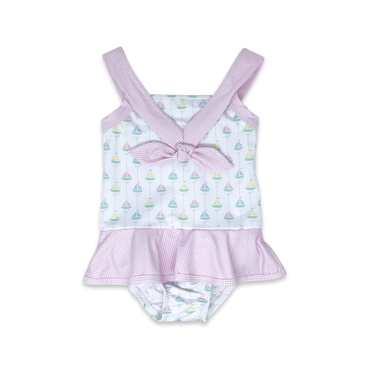 Nora Swimsuit - Seaside Sailboat