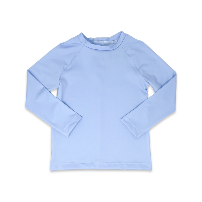 Sun and Sand Rash Guard Top - Light Blue