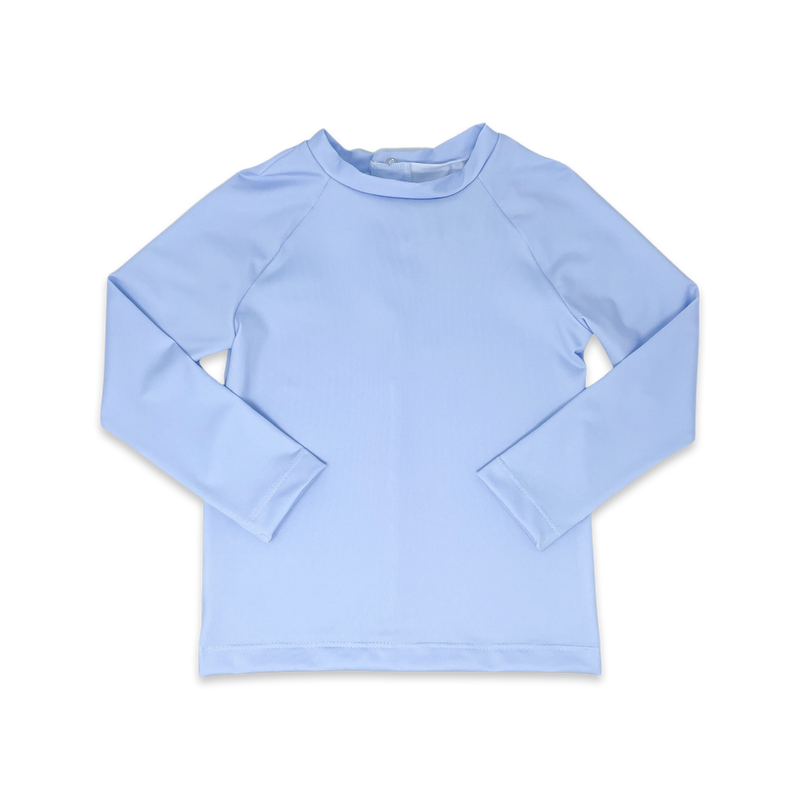 Sun and Sand Rash Guard Top - Light Blue