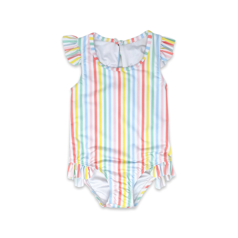 Lottie Swimsuit - Rainbow Stripe