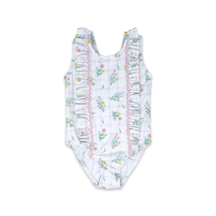 Molly Swimsuit - Wilmington Wildflower Windowpane