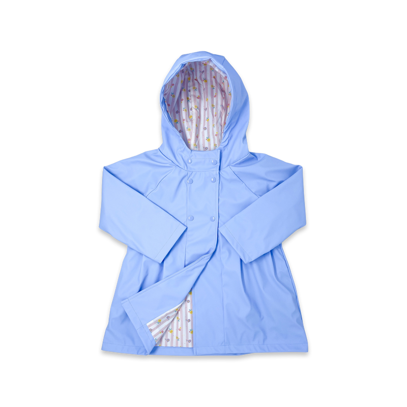 Rainy Day Raincoat - Blue, Blooms and Blessings