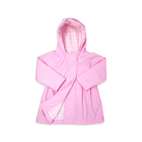 Rainy Day Raincoat - Pink, Wilmington Pink Windowpane