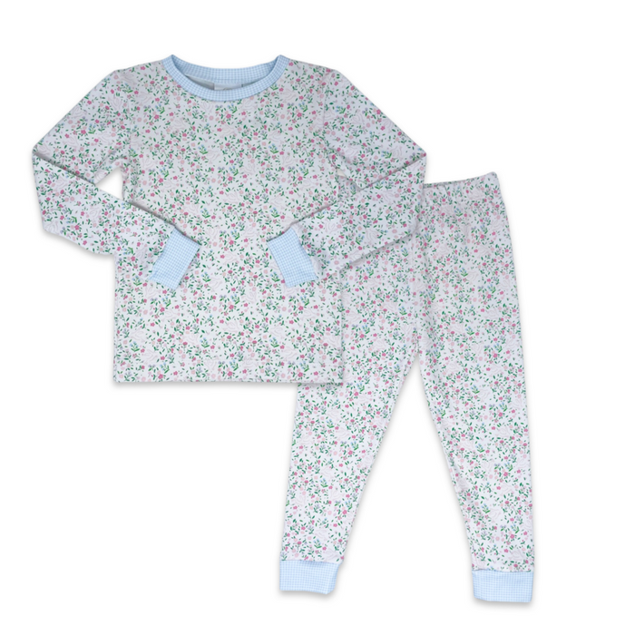 Sweet Pea Pj Set - Belle Bunny Floral