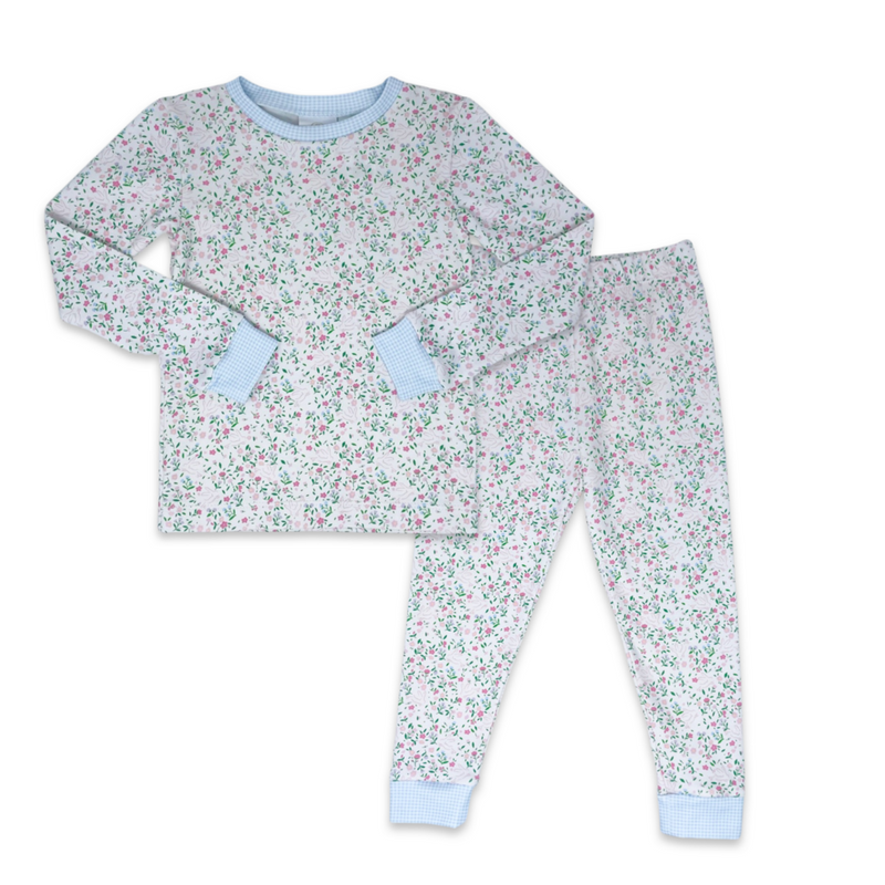 Sweet Pea Pj Set - Belle Bunny Floral