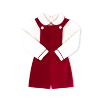 Arthur Apron Set - Ruby Red Velvet