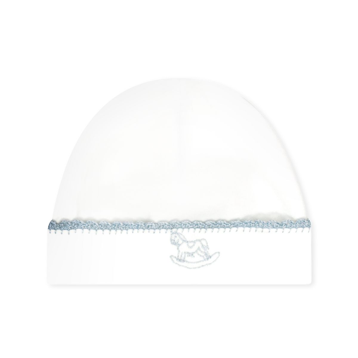 Baby Hat - Park White, Blue Rock a Bye Baby