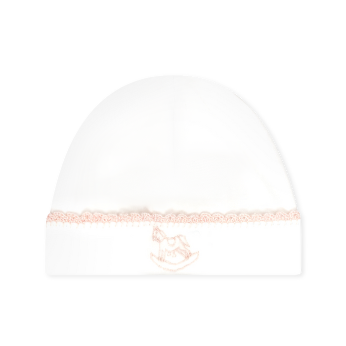 Baby Hat - Park White, Pink Rock a Bye Baby