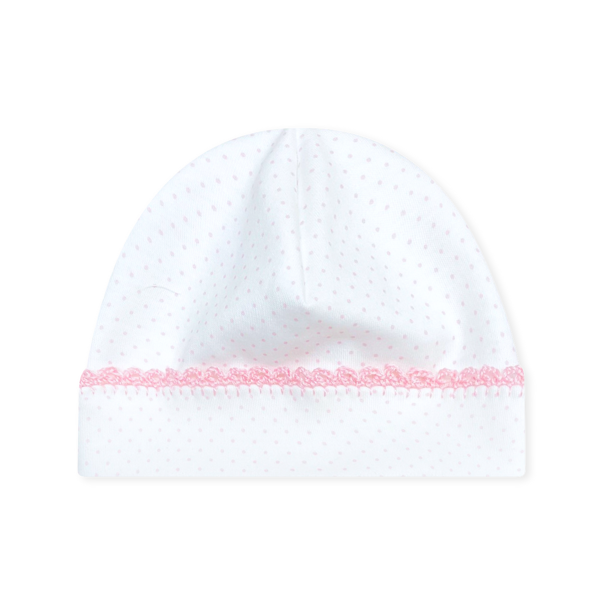 Baby Hat - Precious Pink Bitty Dot