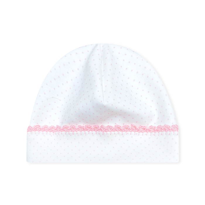 Baby Hat - Precious Pink Bitty Dot