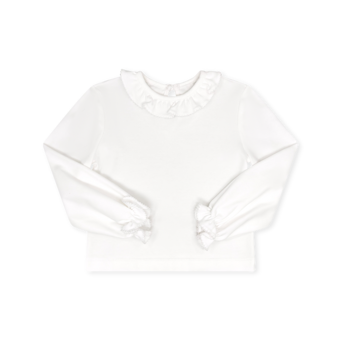 Bella Blouse Long Sleeve - Park White