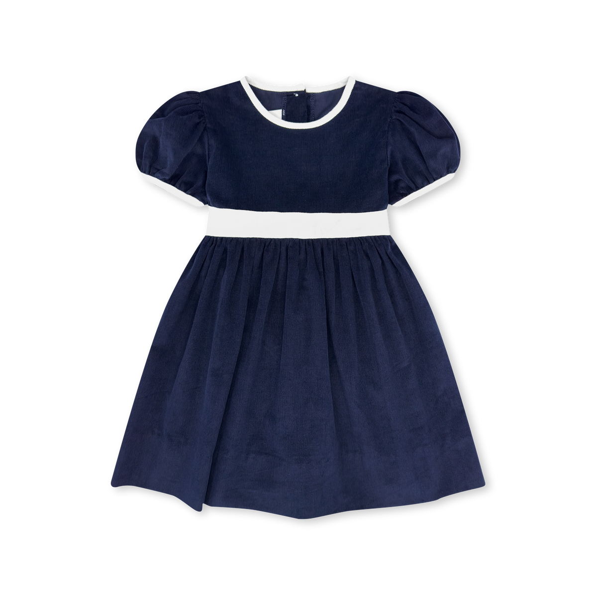 Ashley Dress - High Point Navy Cord