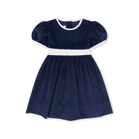 Ashley Dress - High Point Navy Cord