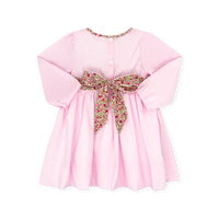 Blissful Band Dress Long Sleeve - Palmer Pink, Autumn Meadow Floral