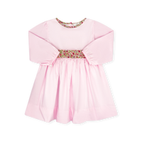 Blissful Band Dress Long Sleeve - Palmer Pink, Autumn Meadow Floral