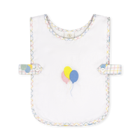 Celebration Bib - Party Time Balloon Plaid