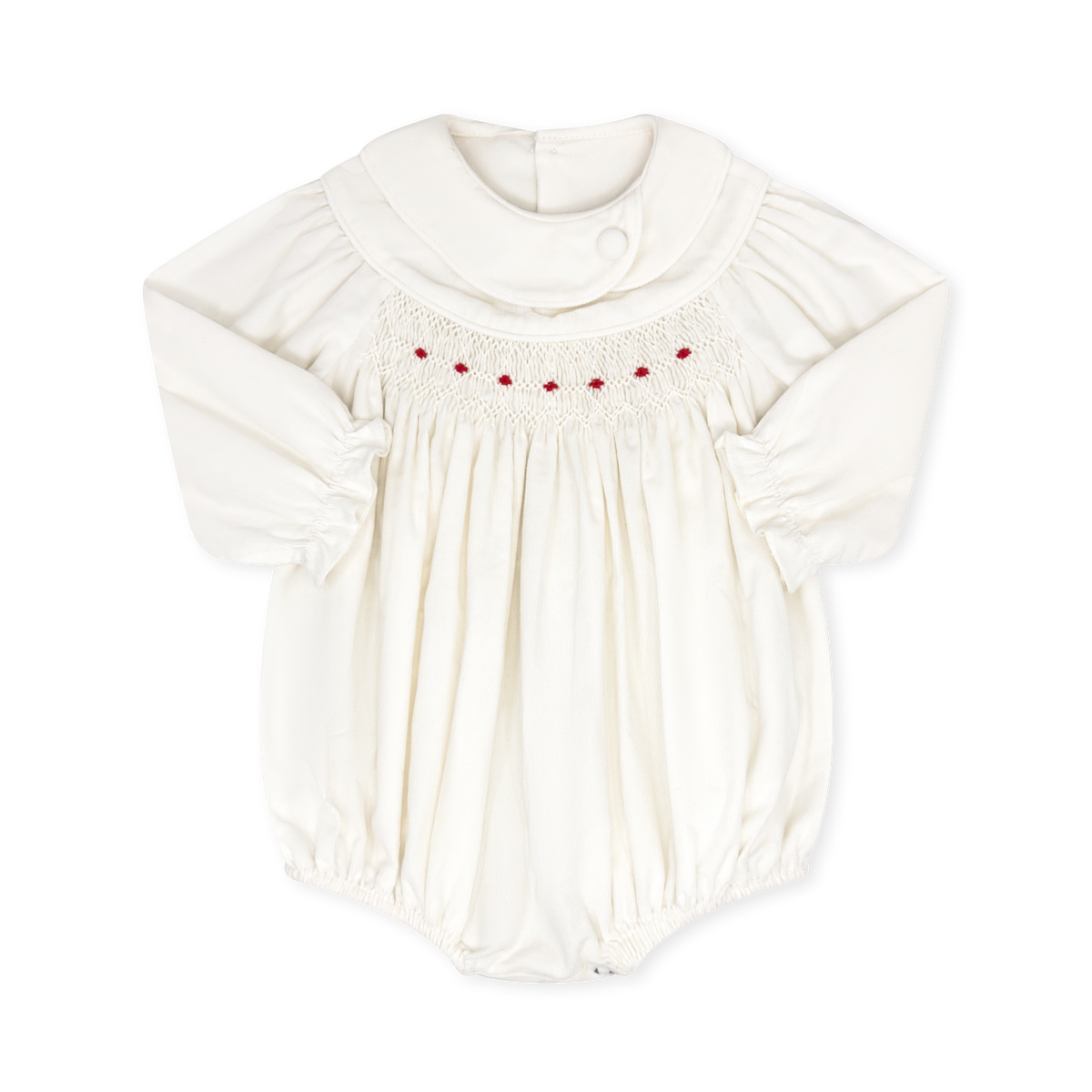 Courtney Bubble Long Sleeve - Dreamy White Cord