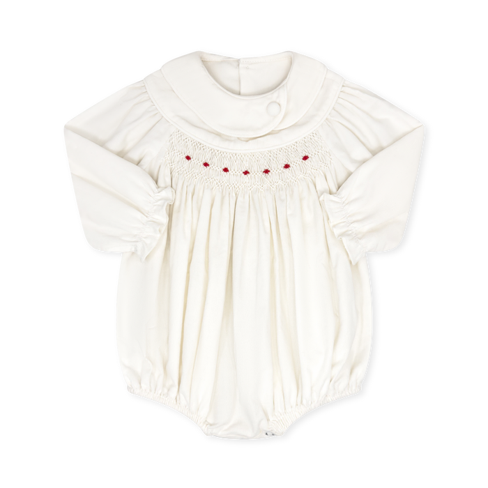 Courtney Bubble Long Sleeve - Dreamy White Cord