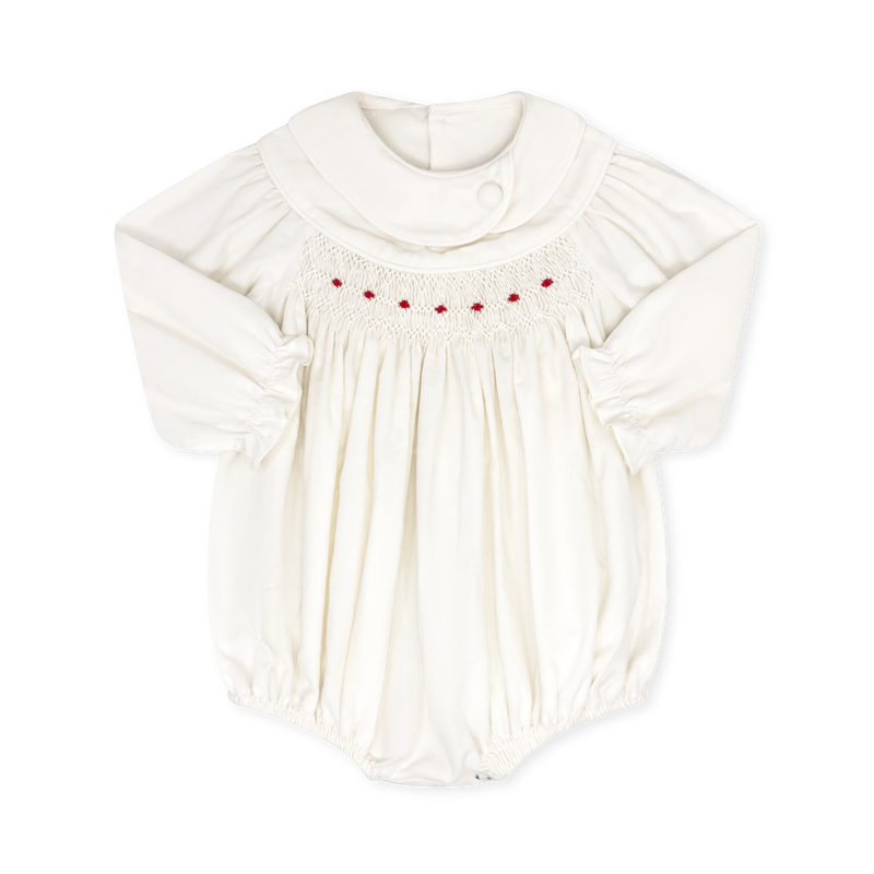 Courtney Bubble Long Sleeve - Dreamy White Cord