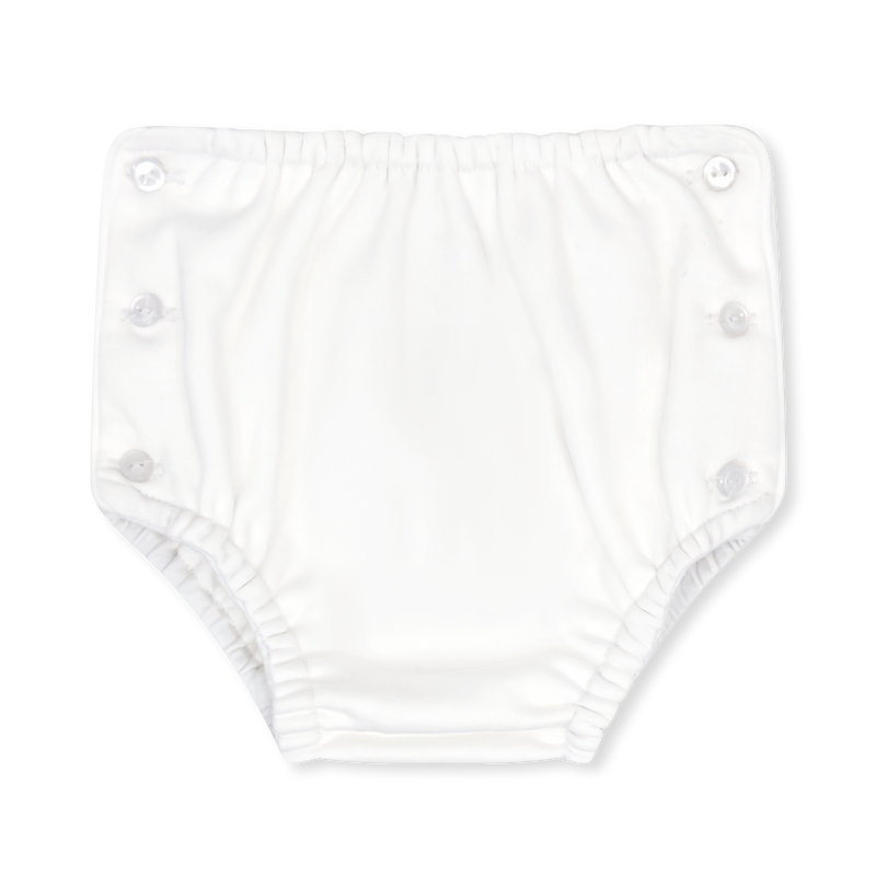 Darling Diaper Cover - Park White