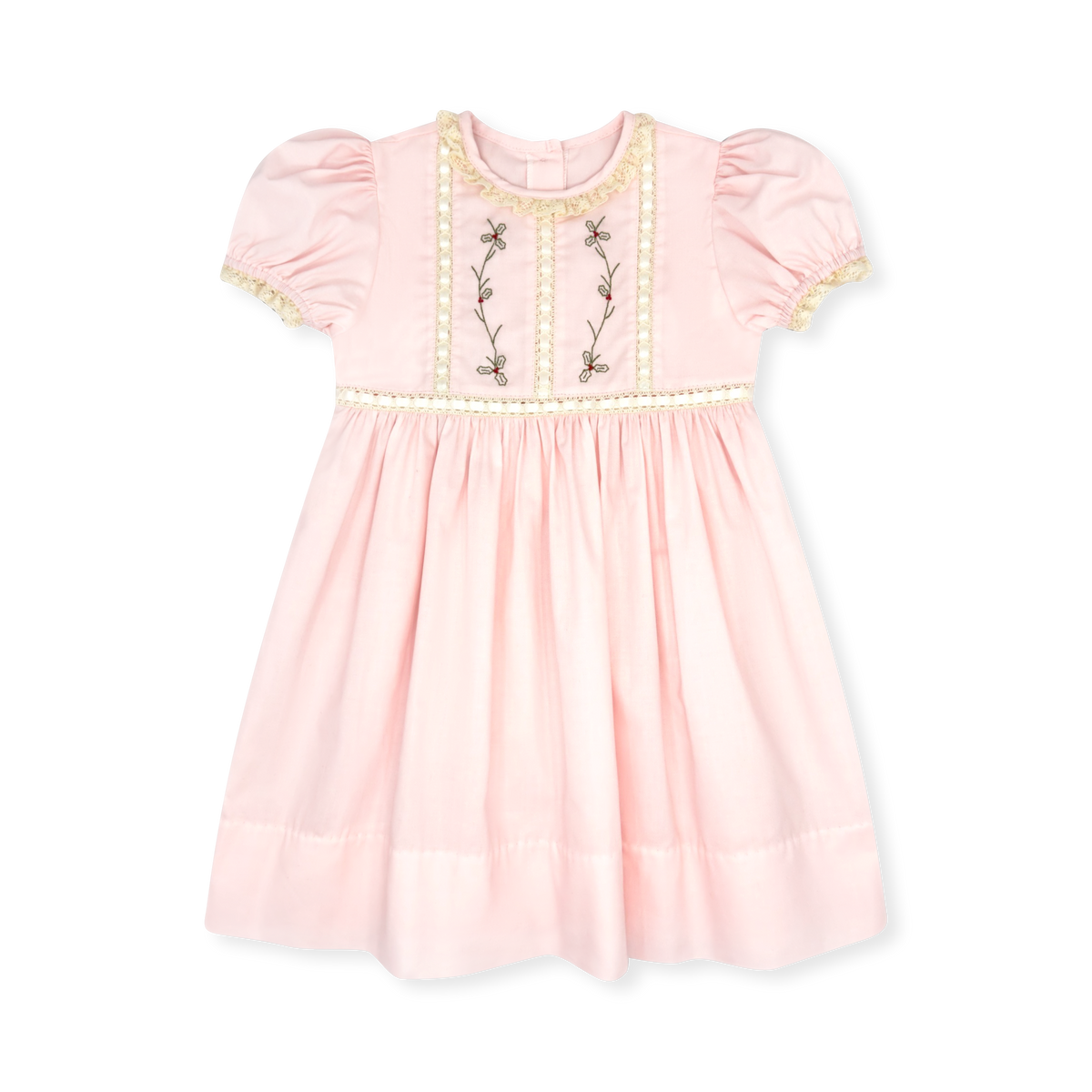 Elizabeth Dress - Blessings Pink, Holly