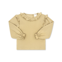 Evelyn Blouse Long Sleeve - Kennedy Khaki