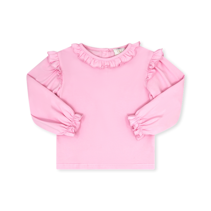 Evelyn Blouse Long Sleeve - Pembroke Pink