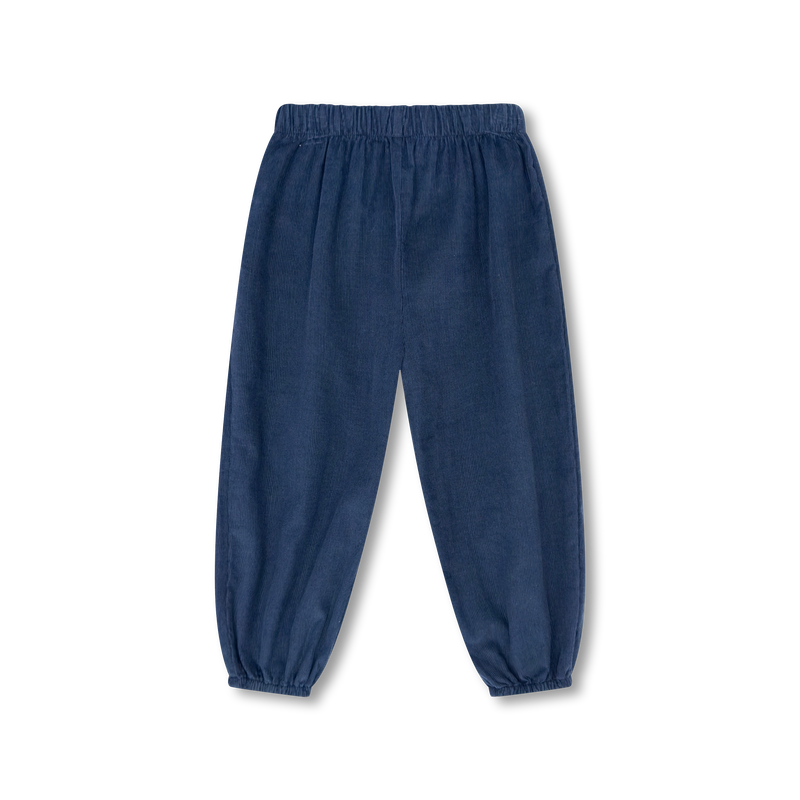 Garret Gathered Pant - Princeton Navy