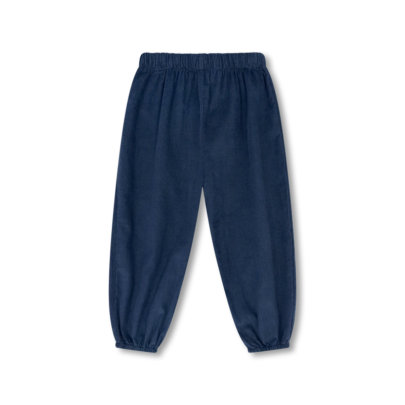 Garret Gathered Pant - Princeton Navy