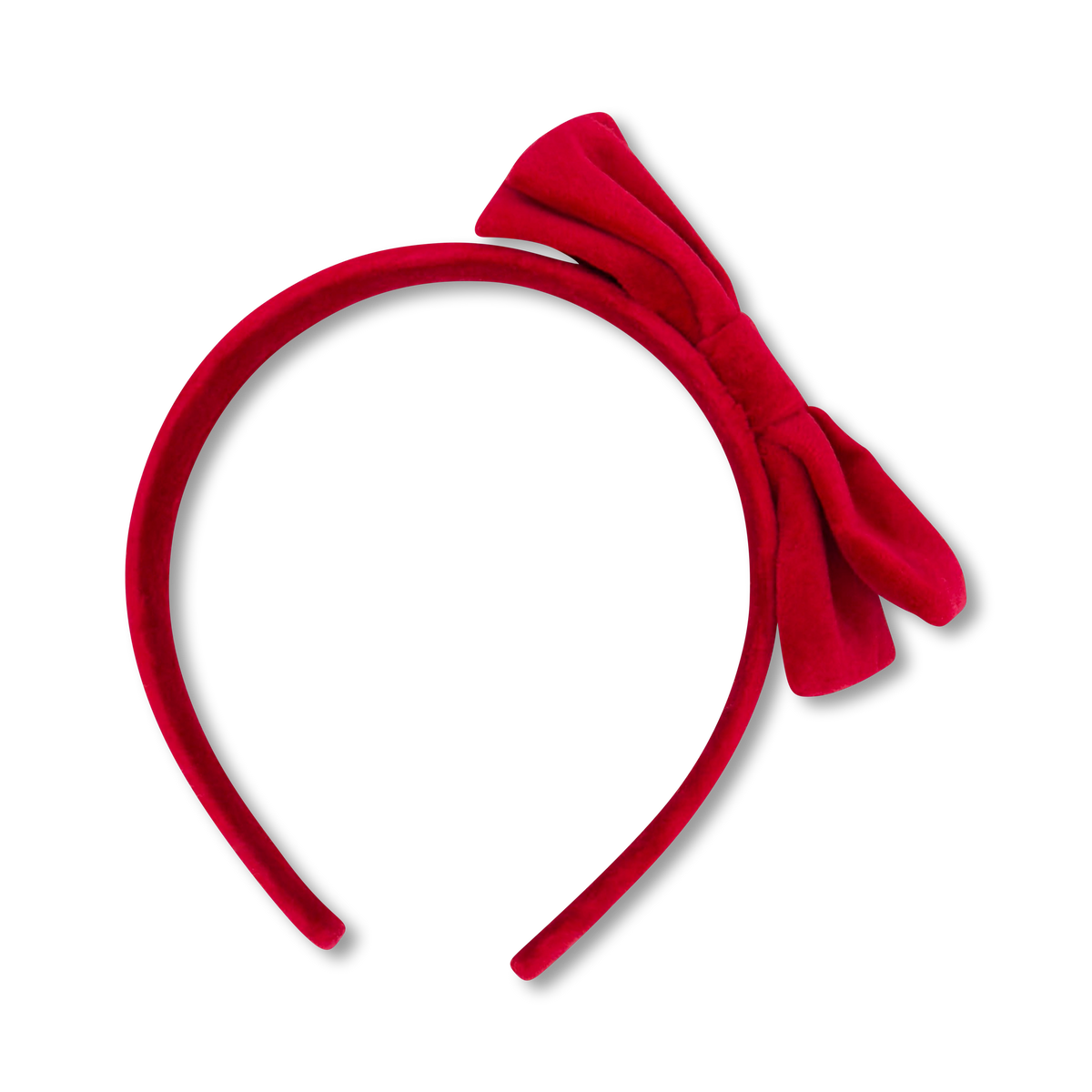 Hadley Headband - Ruby Red Velvet