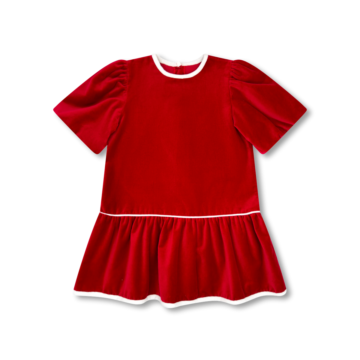 Harper Dress - Ruby Red Velvet