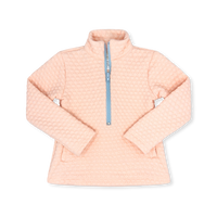 Heather Half Zip - Paris Pink Quilted