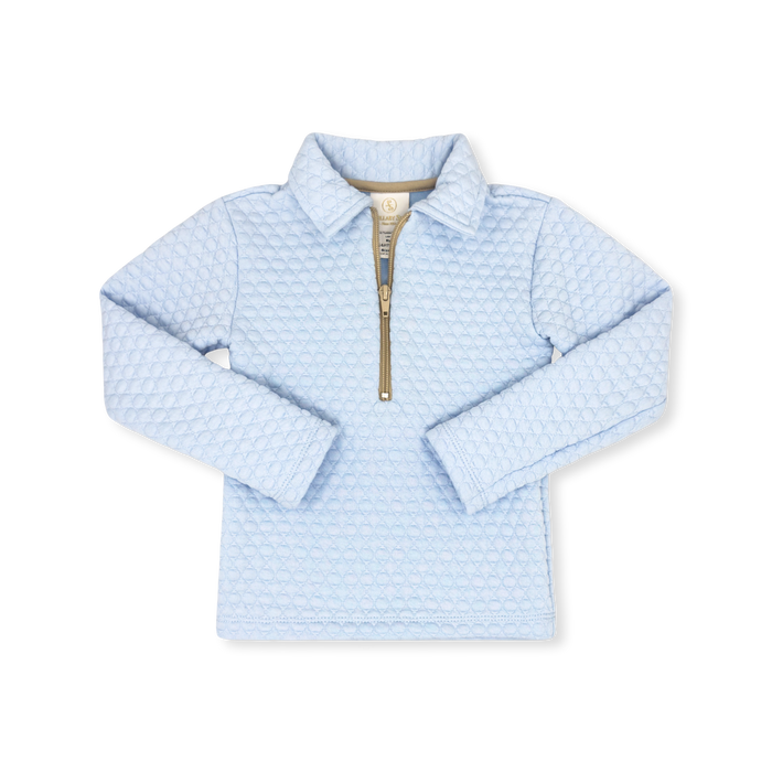 Henry Half Zip - Windy Blue Quilted