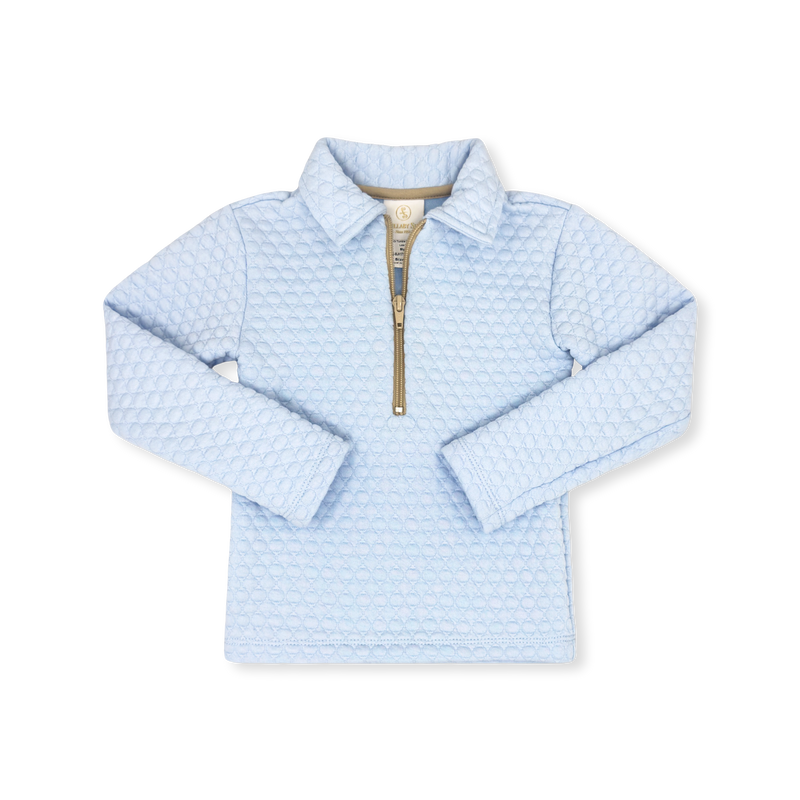 Henry Half Zip - Windy Blue Quilted