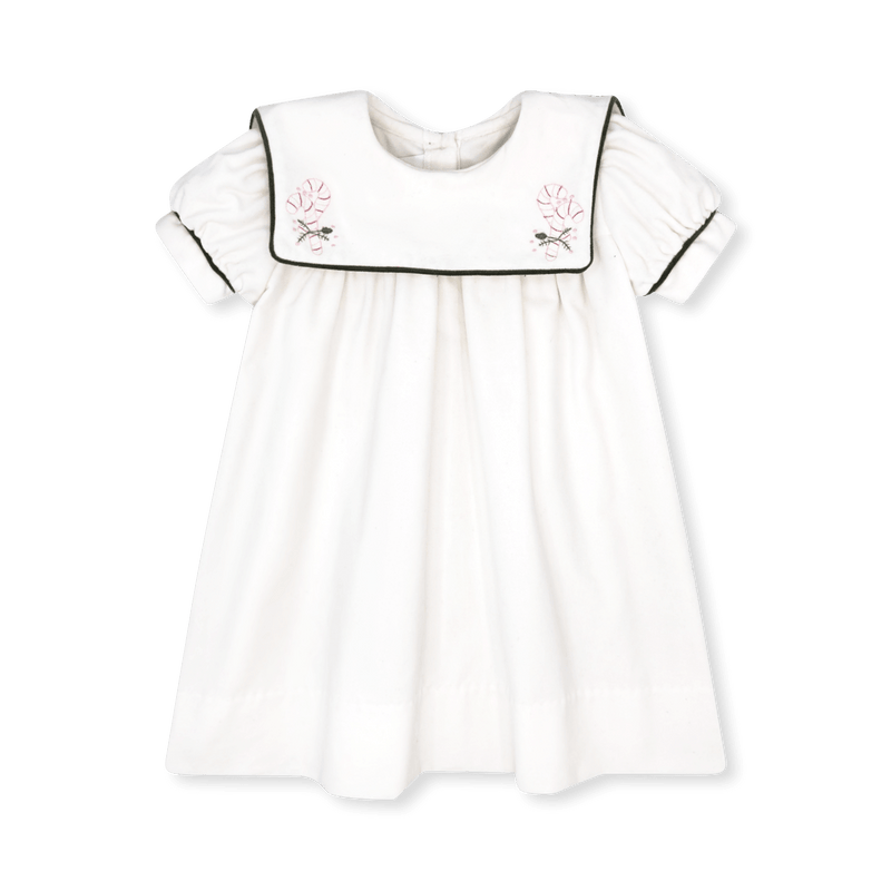 Hope Chest Winter White Velvet Dress for Kids - Lullaby Set Hope Chest Winter White Velvet Dress for Kids - Lullaby Set