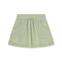 Isabella Skirt - Grove Park Green Windowpane