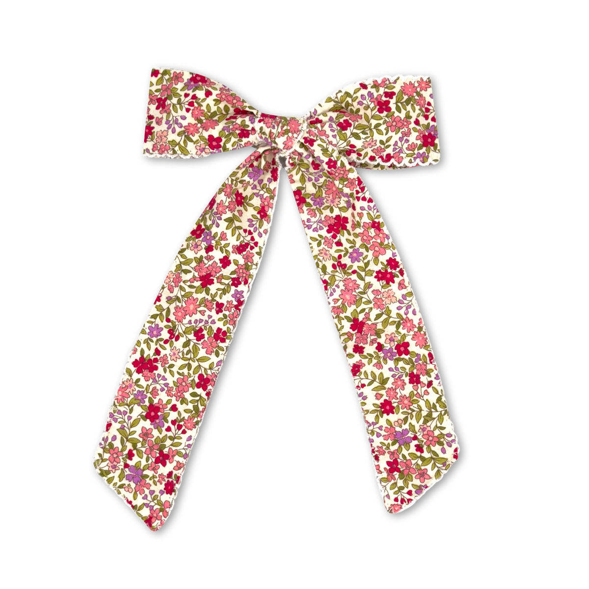 Lola Long Bow - Autumn Meadow Floral