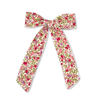 Lola Long Bow - Autumn Meadow Floral