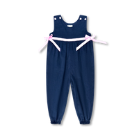 Blair Romper - Princeton Navy